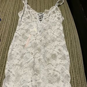 Baby Blue Lace Nighty